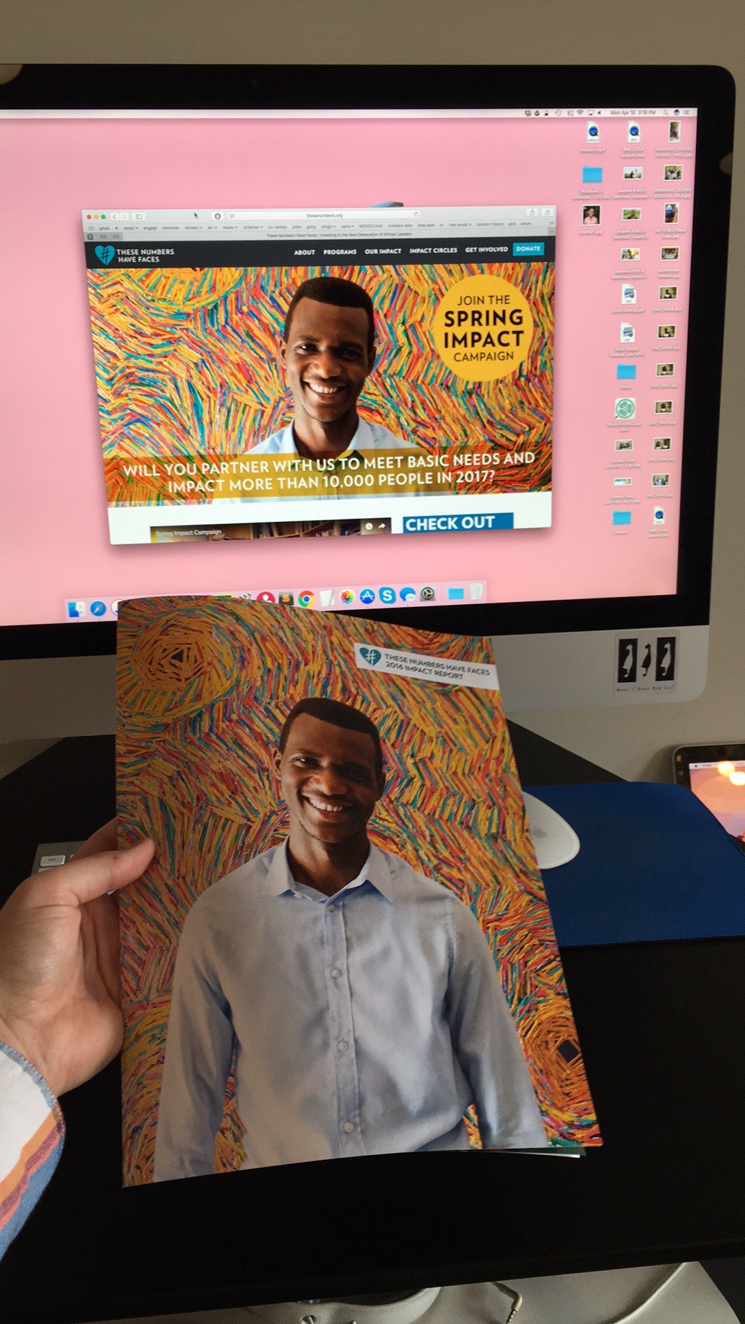 Booklet and print design sample