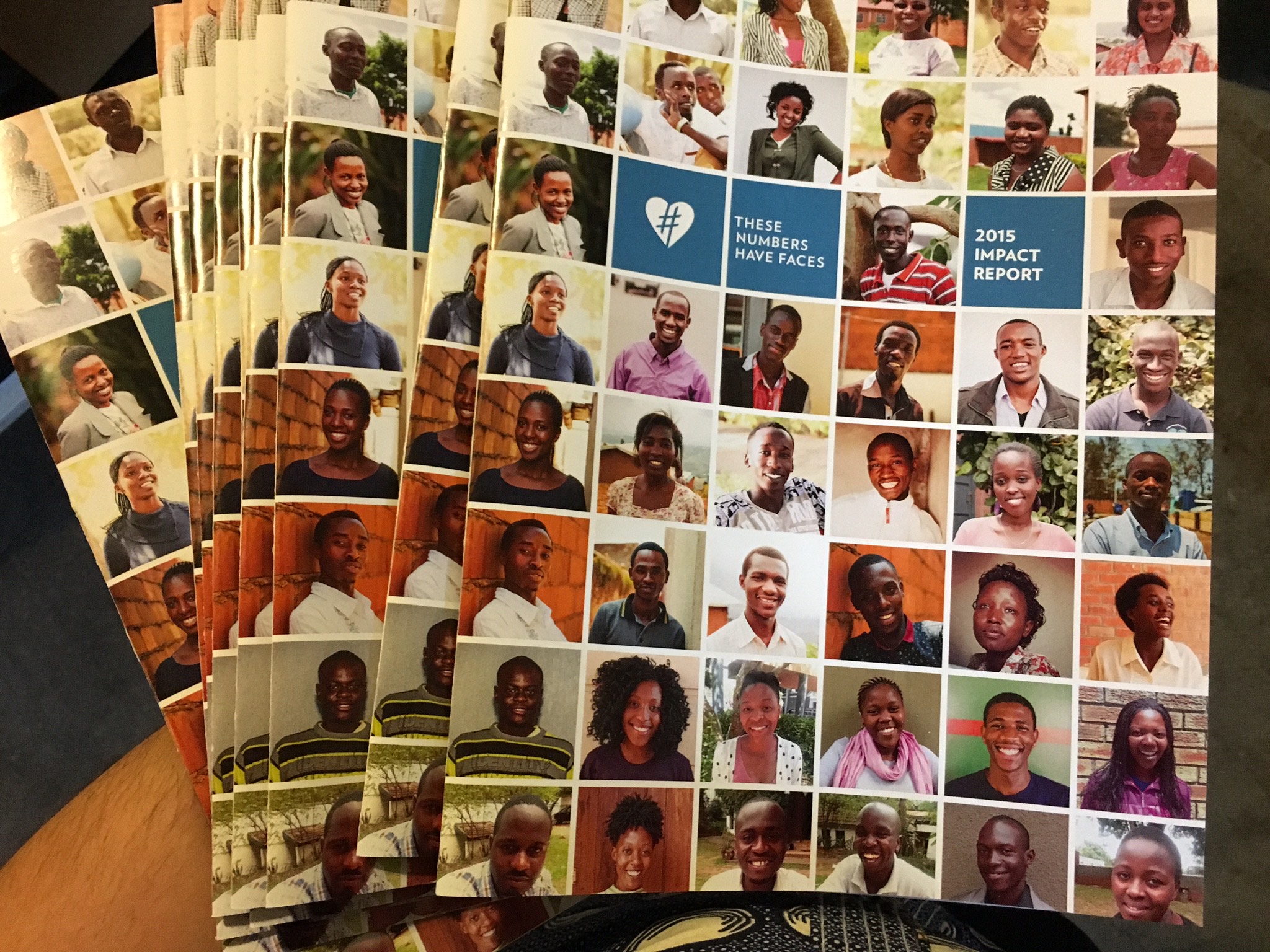 Nonprofit print layout sample